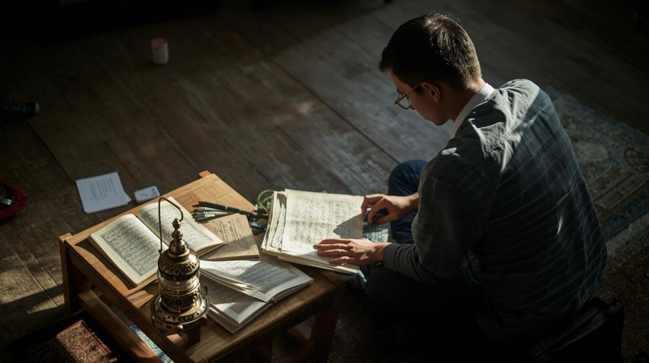 Cours d'arabe en classe